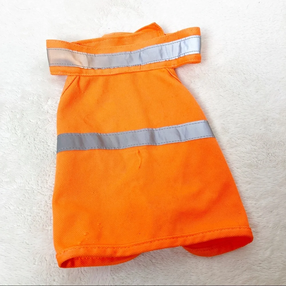 Orange dog vest sz small reflective